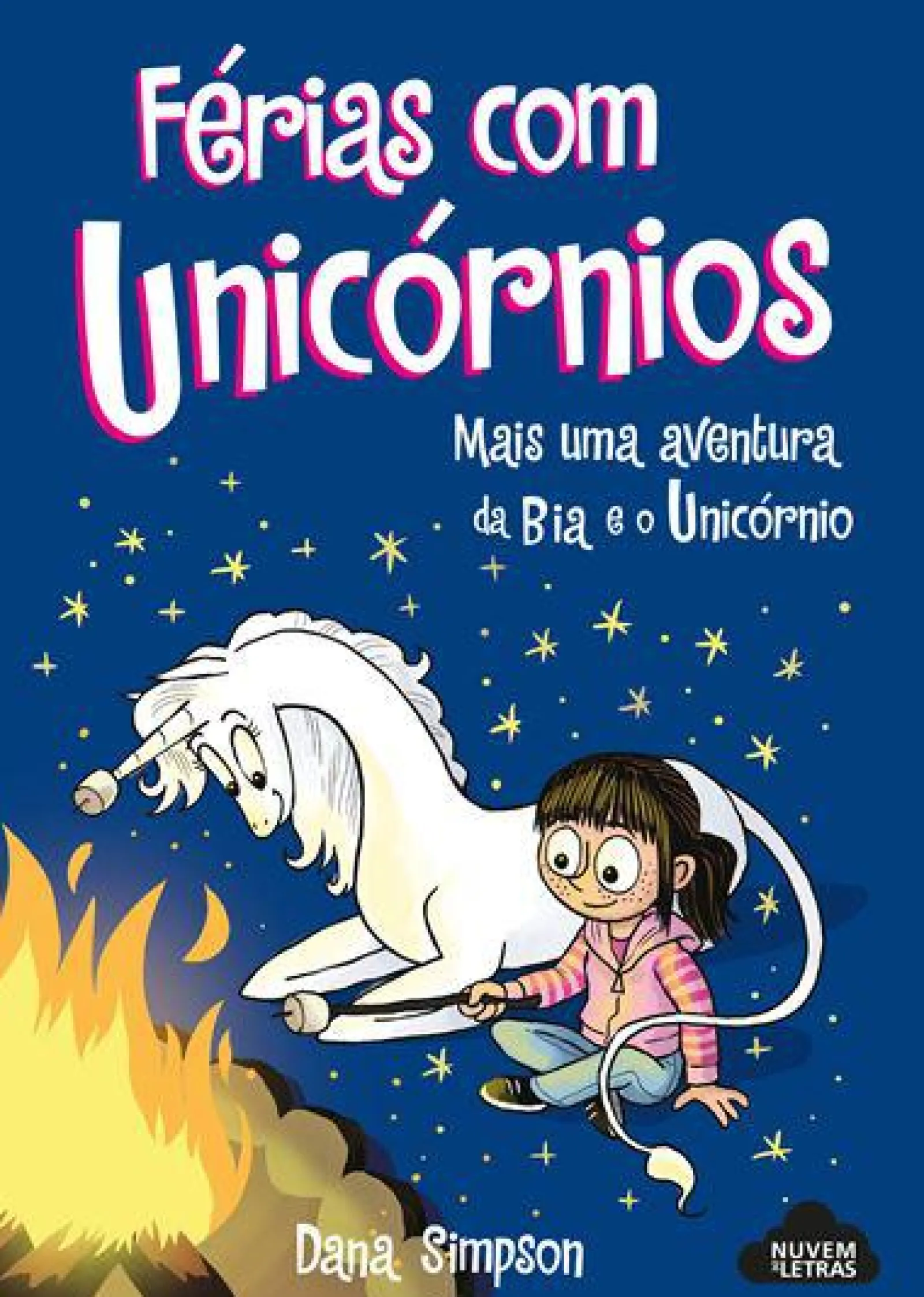 Nuvem De Letras Bia e o Unicórnio - Férias com Unicórnios de Dana Simpson N.º 11