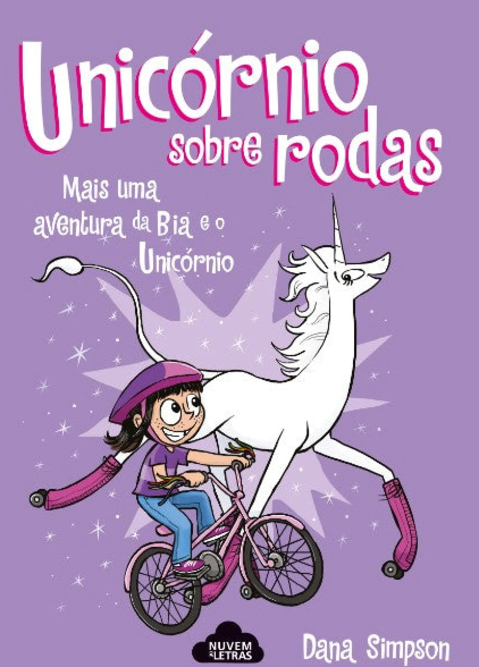Nuvem De Letras Bia e o Unicórnio Nº 2 - Unicórnio Sobre Rodas de Dana Simpson