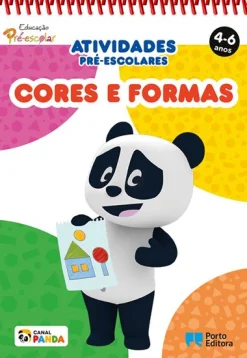 Porto Editora Bloco de Atividades Pré-Escolares Panda: Cores e Formas - 4-6 Anos