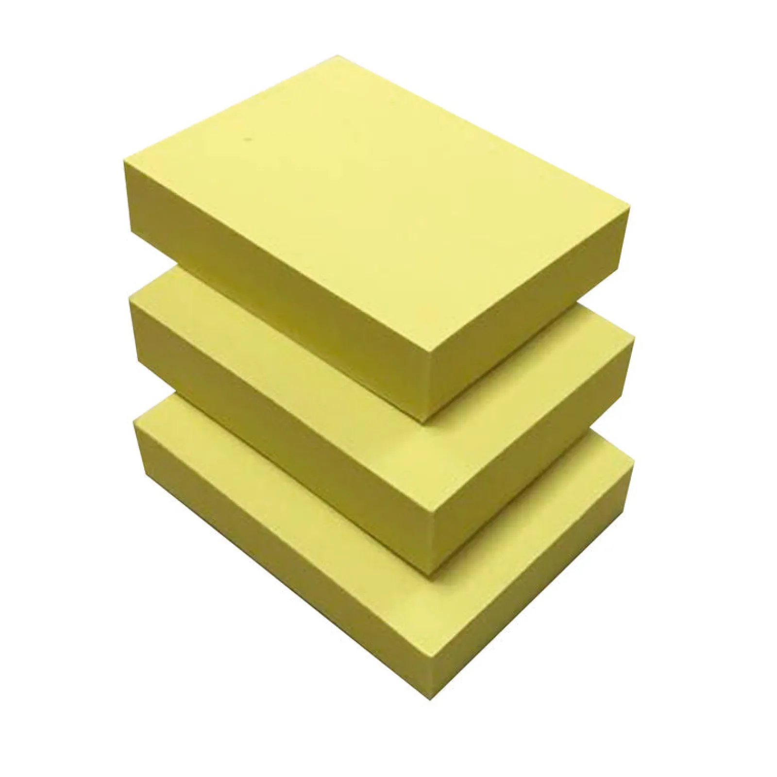 Note! Bloco de Notas Aderente 5 x 4 x 3cm 3 unidades Amarelo