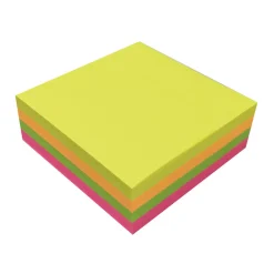 Note! Bloco de Notas Aderente 7.6 x 7.6cm 4 Cores
