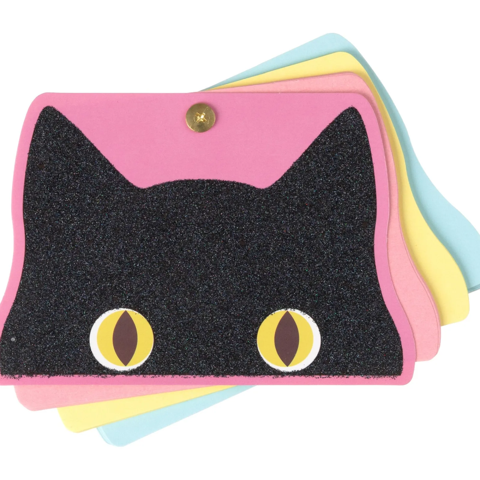 Outras Marcas Bloco Notas 60 Folhas Cat Pink Magic