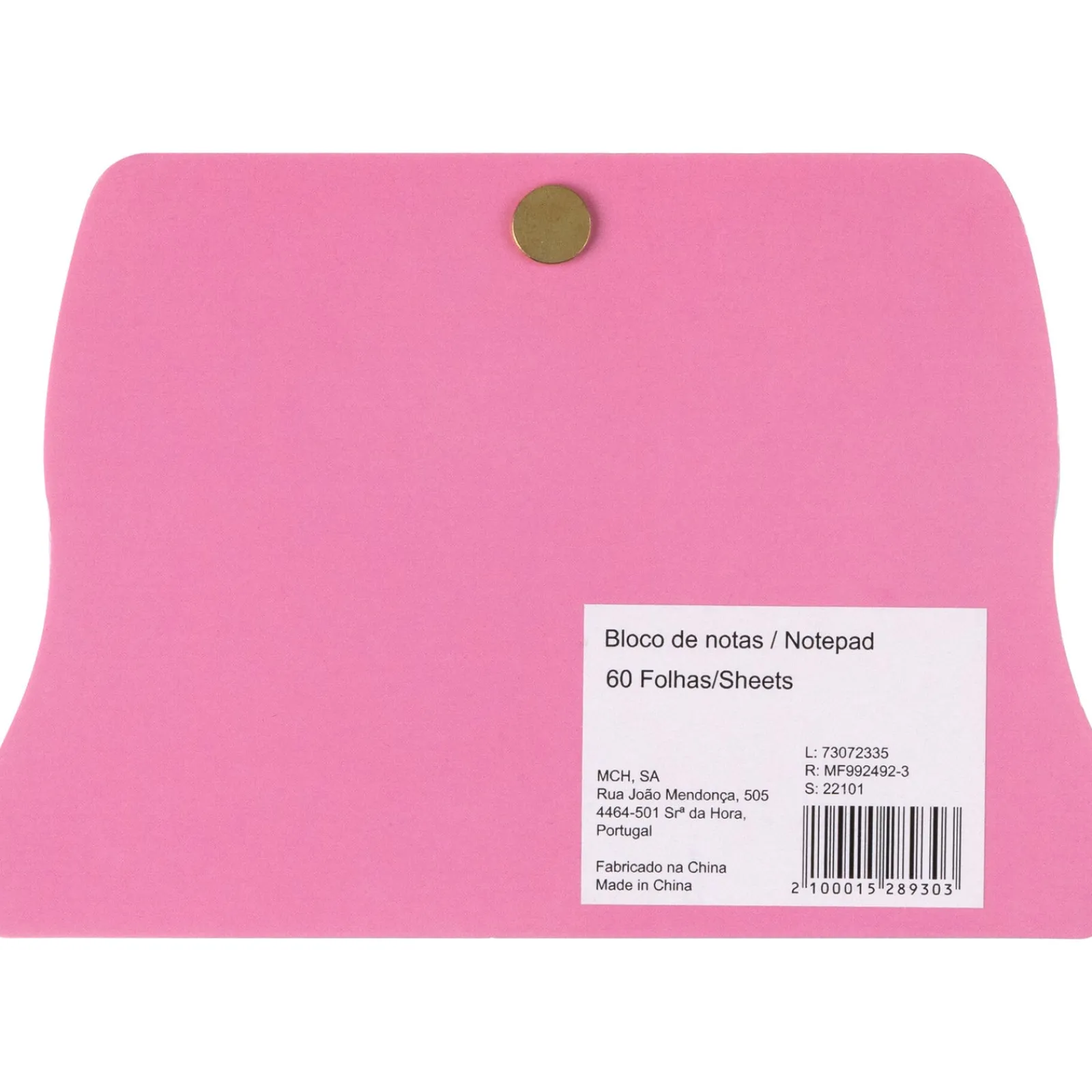 Outras Marcas Bloco Notas 60 Folhas Cat Pink Magic