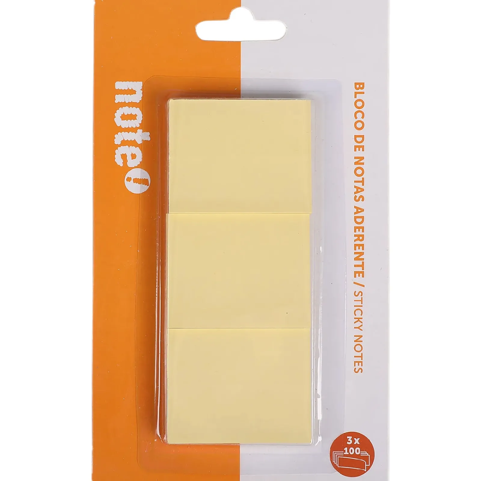 Note! Bloco Notas Aderente 50*40*3 100 Folhas Amarelo