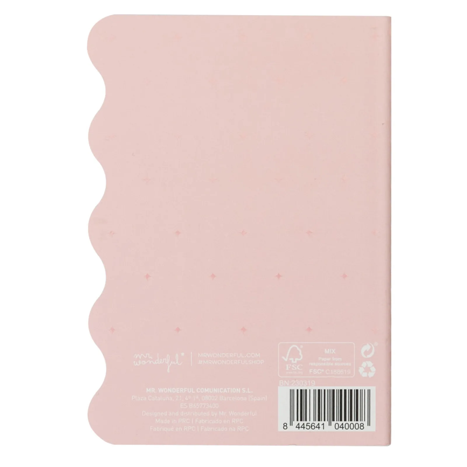 Mr. Wonderful Bloco Notas Bolso - Focus On The Good