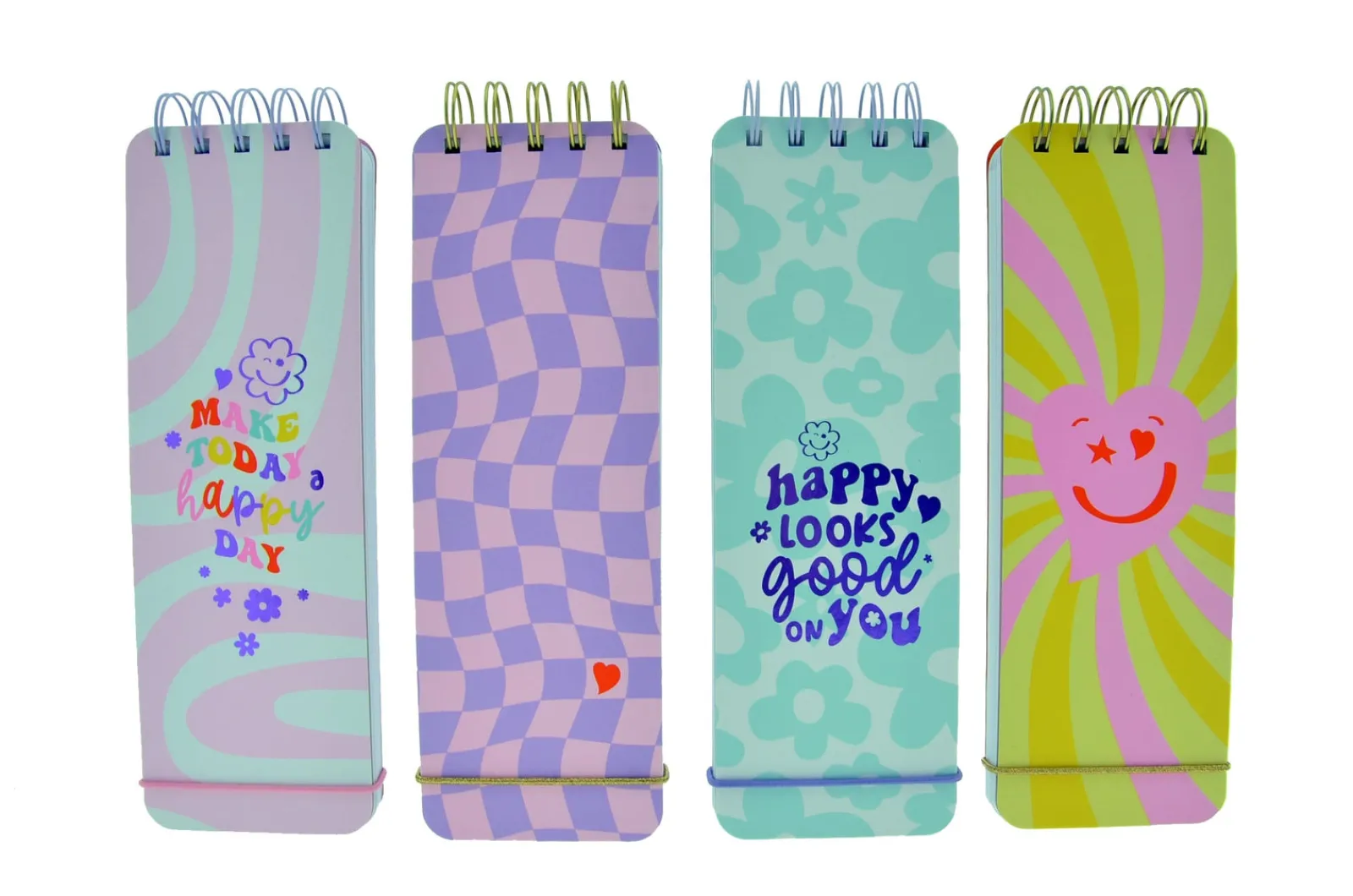 Online Sima Bloco Notas Espiral - Happy Days Sortido