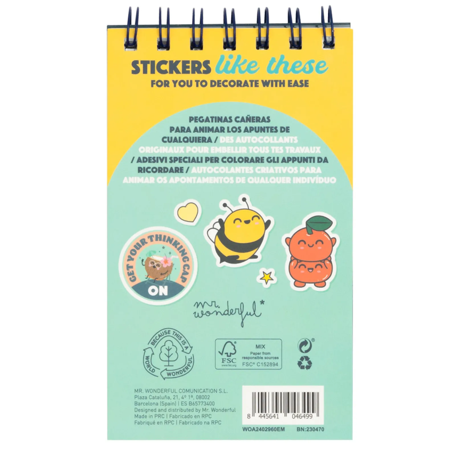 Mr. Wonderful Bloco Stickers - To Make Decorating
