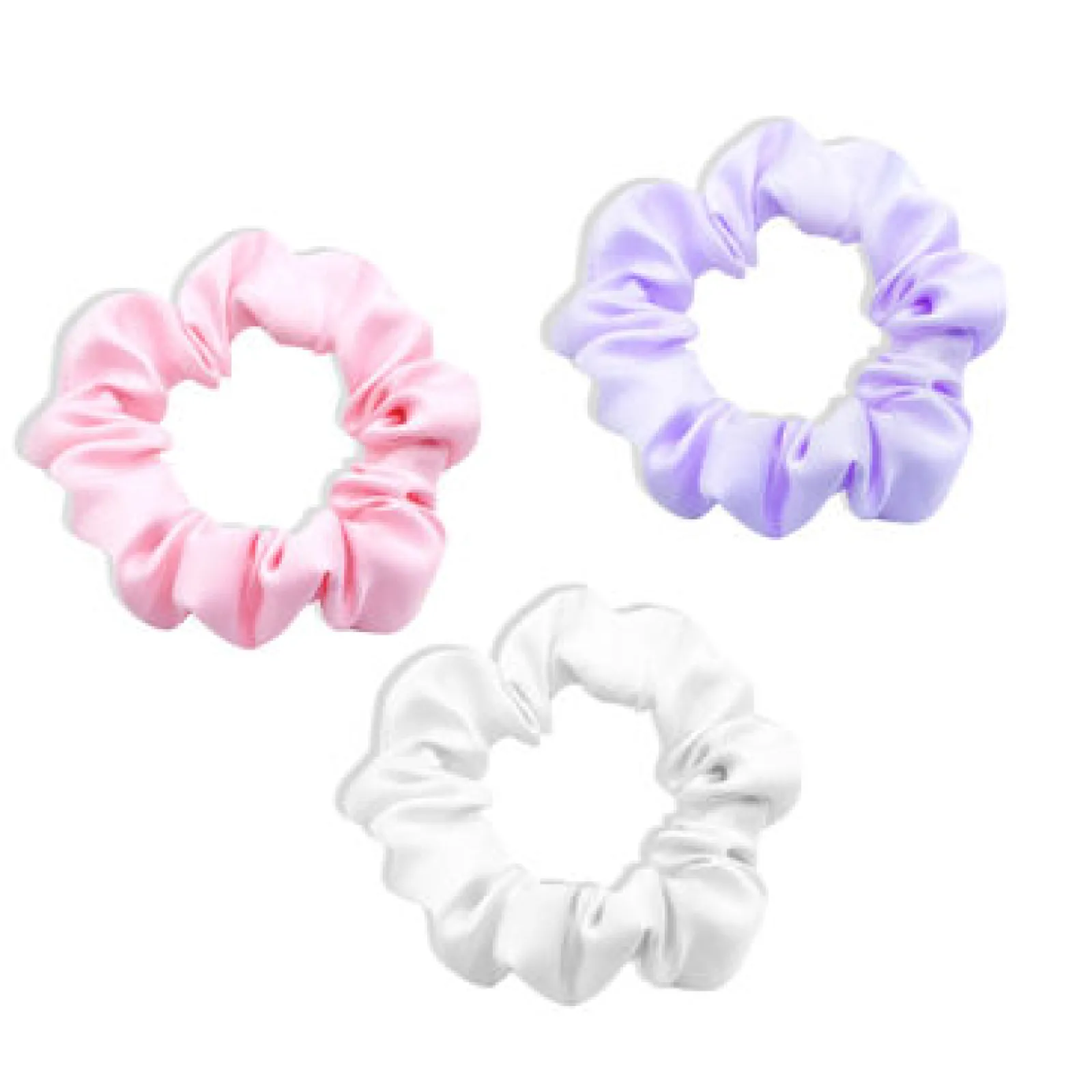 Hot Bloom Beauty Bloom Set 3 Scrunchies Cetim