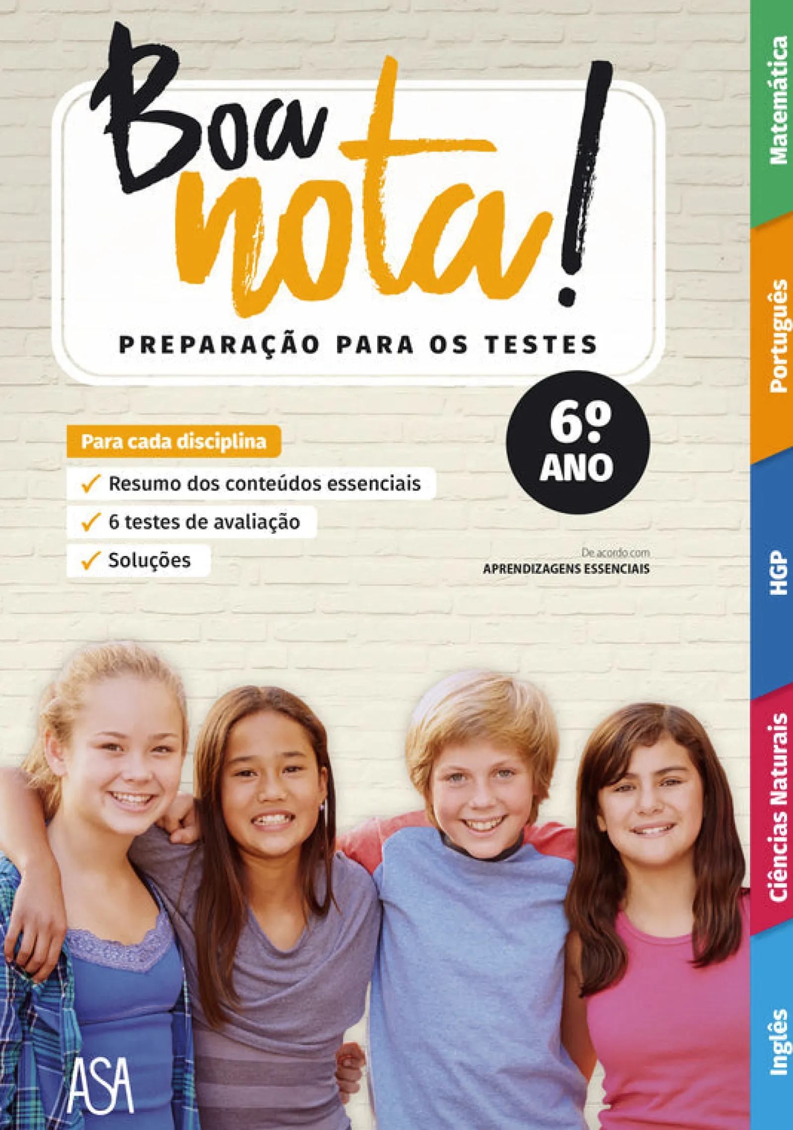 Edições Asa Boa Nota! Preparação para os Testes - 6.º Ano