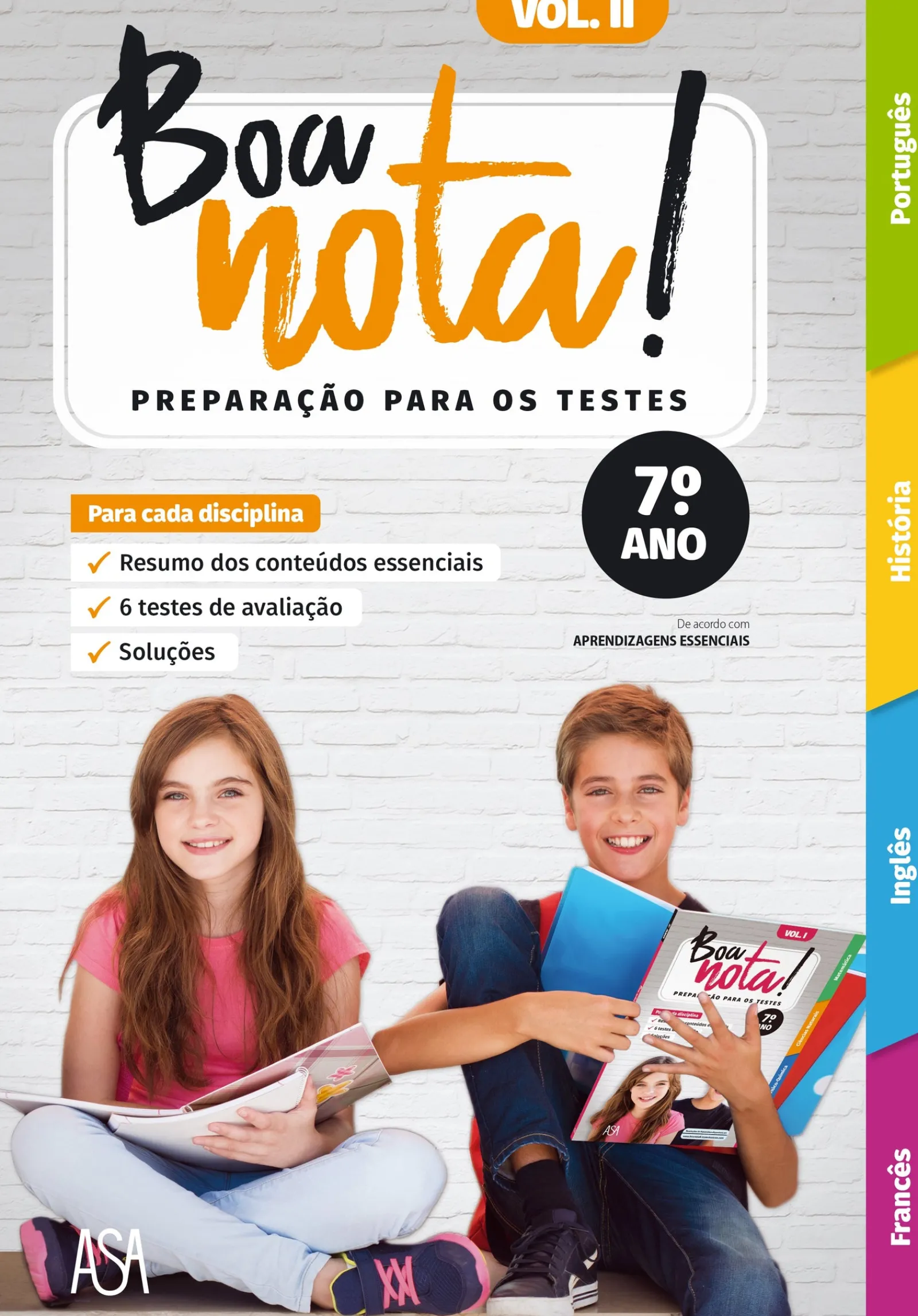 Online Asa Boa Nota! Preparação para os Testes - 7º Ano (volume 2)