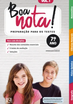 Asa Boa Nota! Preparação para os Testes - 7º Ano (volume 1)