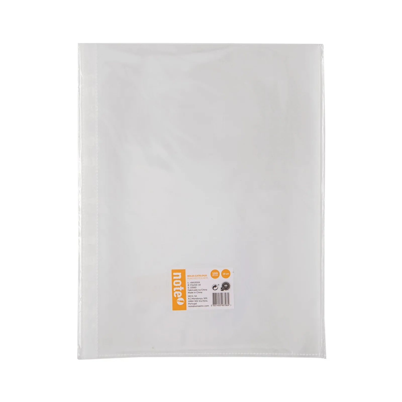 Note! Bolsa Catálogo Transparente