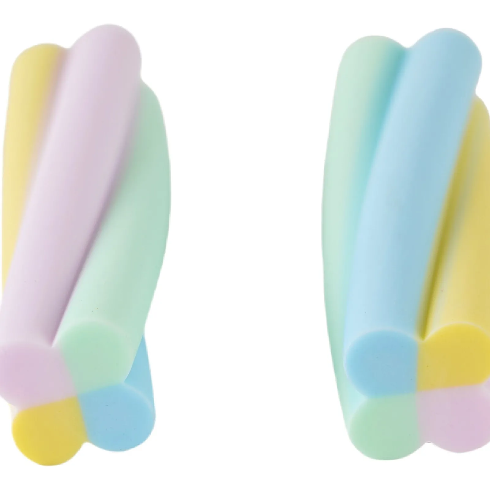 Sem Marca Borracha Goma Marshmallow Pastel 2 Unidades