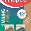 Maped Borracha Precision Wood Smiling Planet 2 Unidades