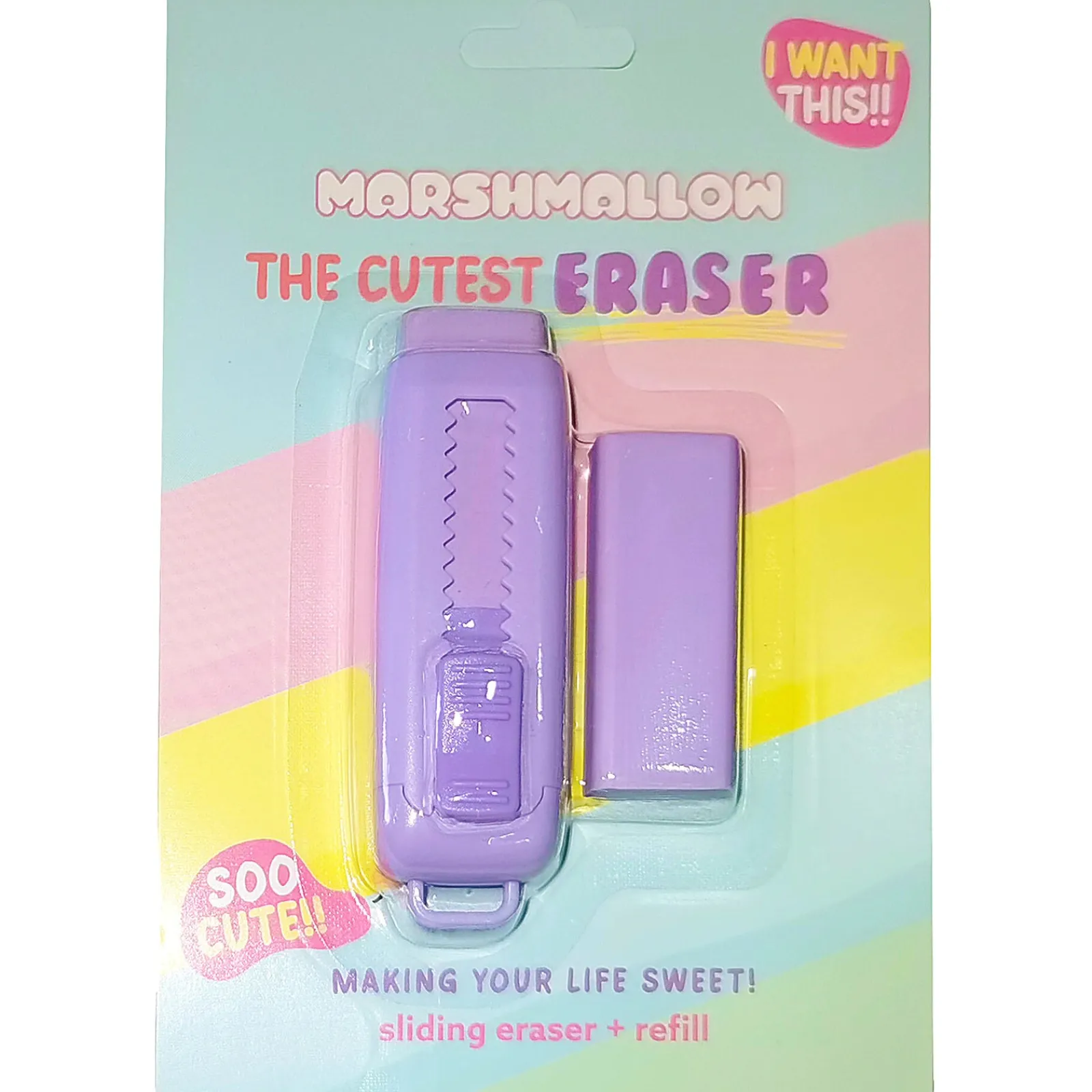 Marshmallow Borracha Tipo Caneta