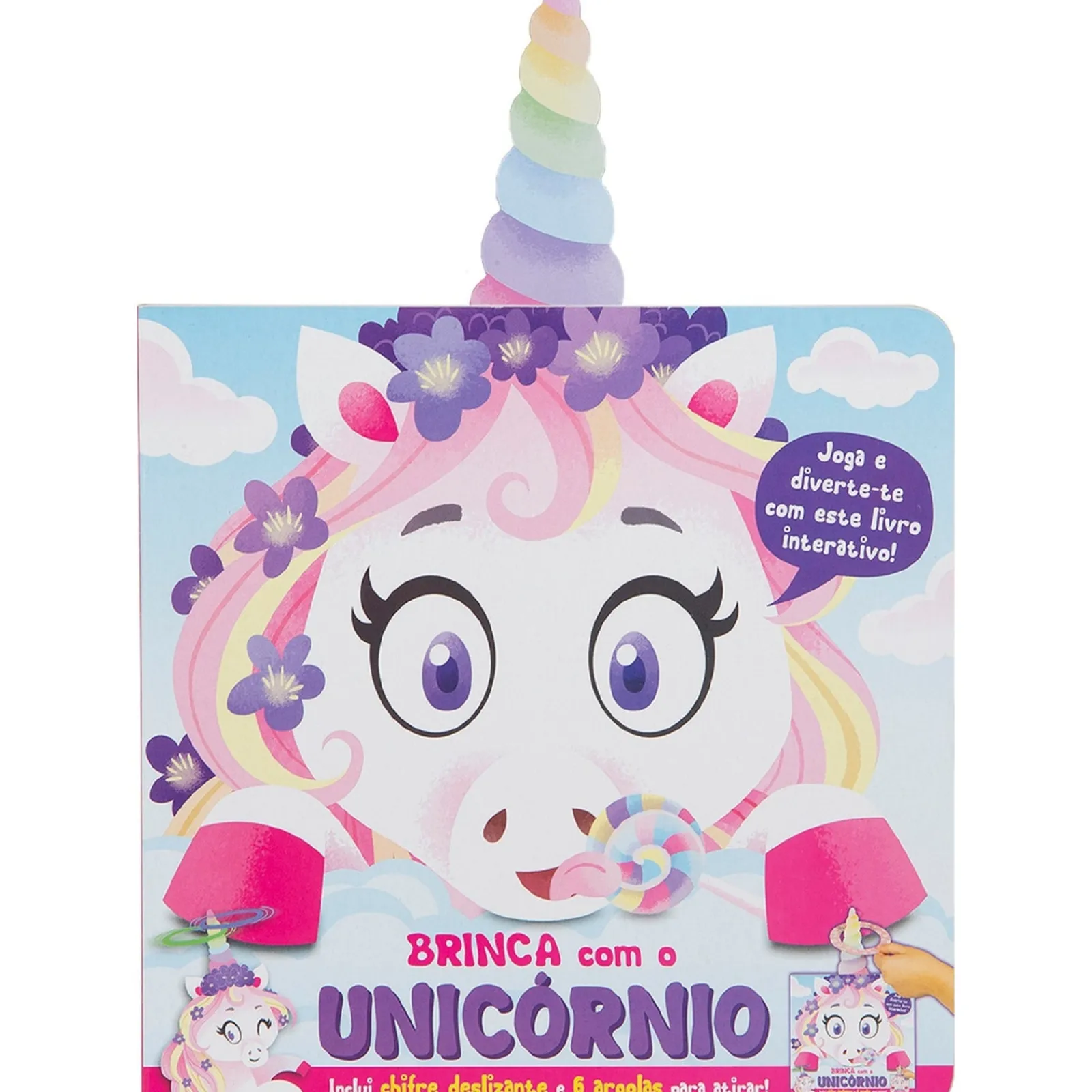 Porto Editora Brinca com o Unicórnio - Livro com Jogo de Argolas