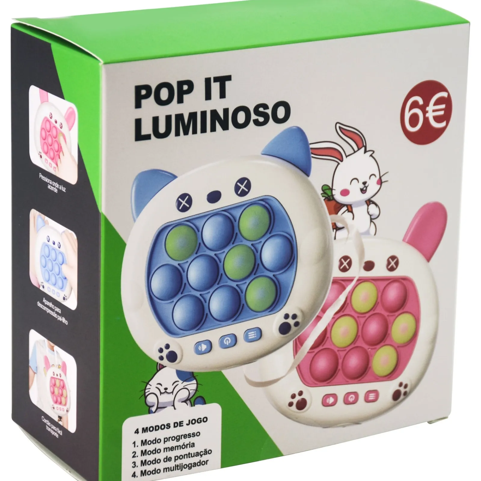 Onetop Brinquedo Popit Luminoso