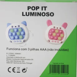 Onetop Brinquedo Popit Luminoso