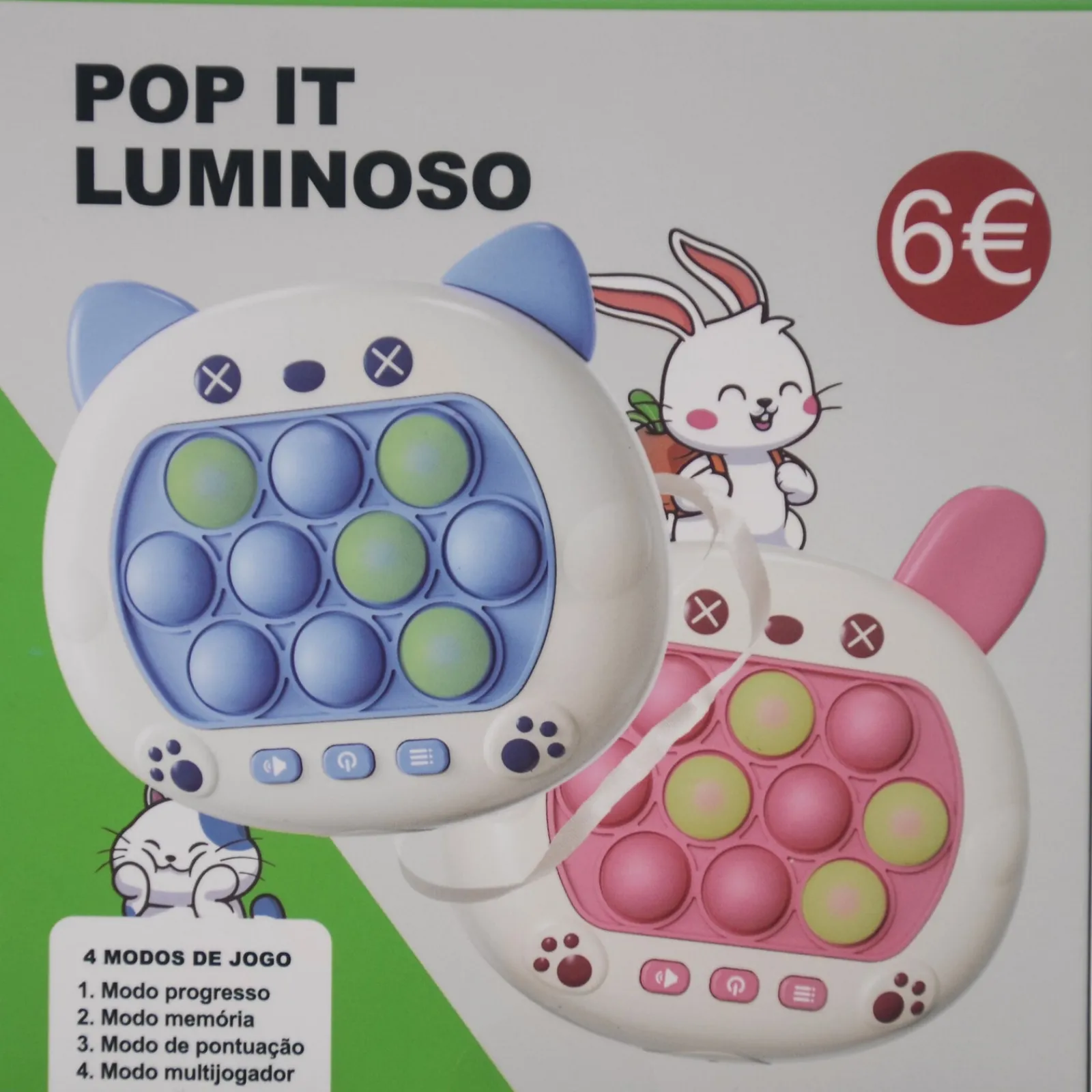 Onetop Brinquedo Popit Luminoso