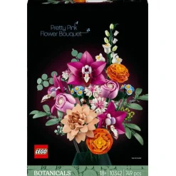 Sale Lego Buquê De Flores Cor-De-Rosa Elegante