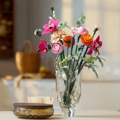 Sale Lego Buquê De Flores Cor-De-Rosa Elegante