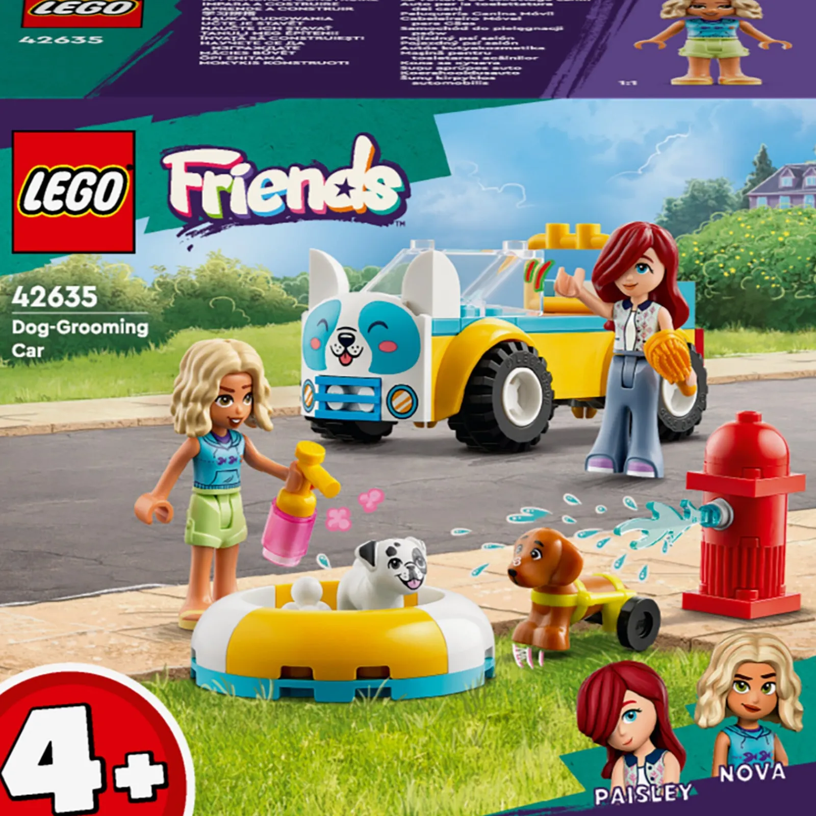 Lego-Friends Cabeleireiro Móvel Para Cães Lego-Friend
