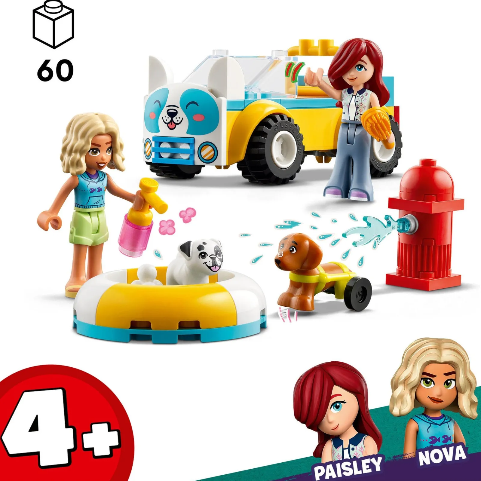 Lego-Friends Cabeleireiro Móvel Para Cães Lego-Friend