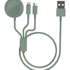 Onetop Cabo De Carregamento 3 Em 1 Verde Fusion