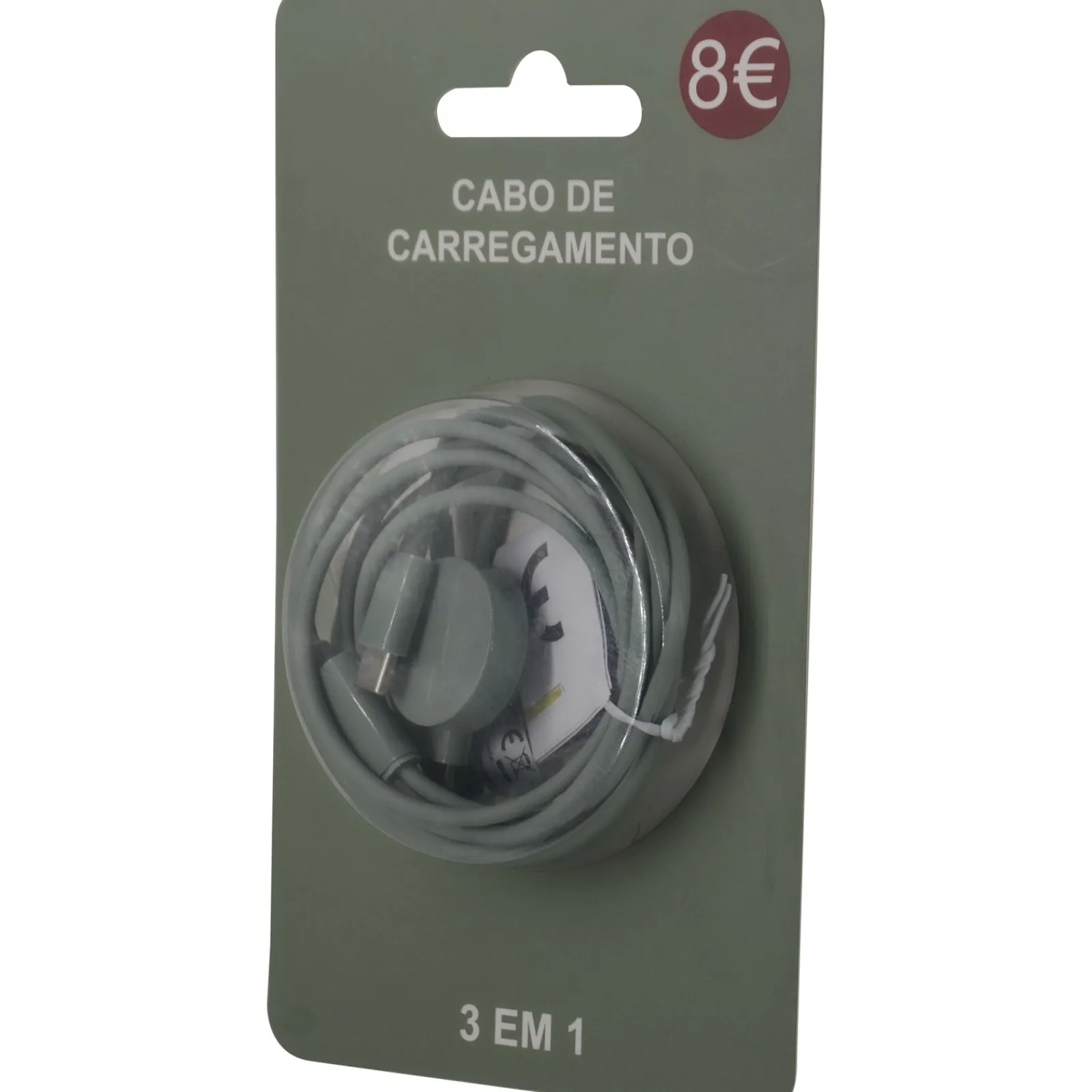 Onetop Cabo De Carregamento 3 Em 1 Verde Fusion