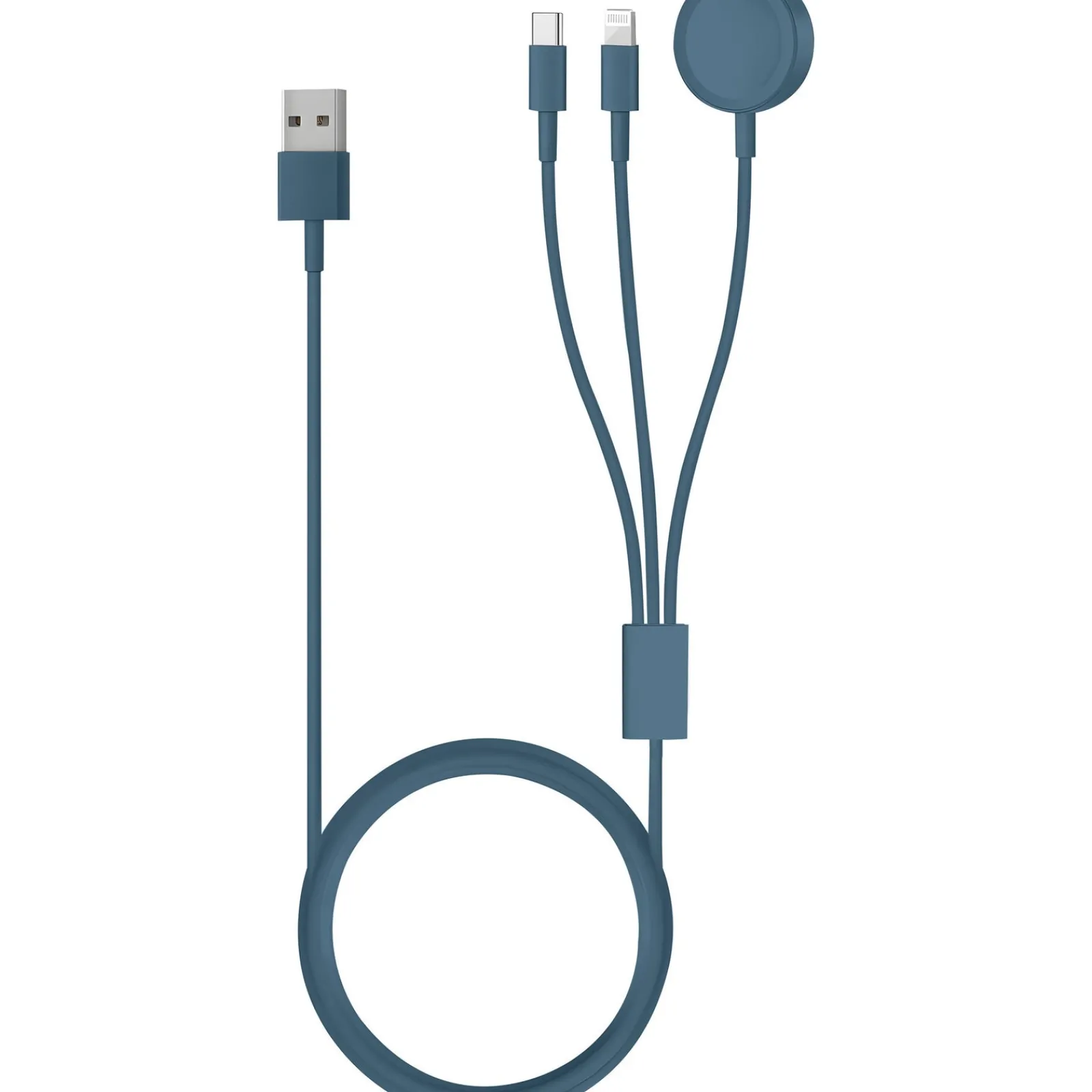 Onetop Cabo de Carregamento 3 em 1 Azul Fusion