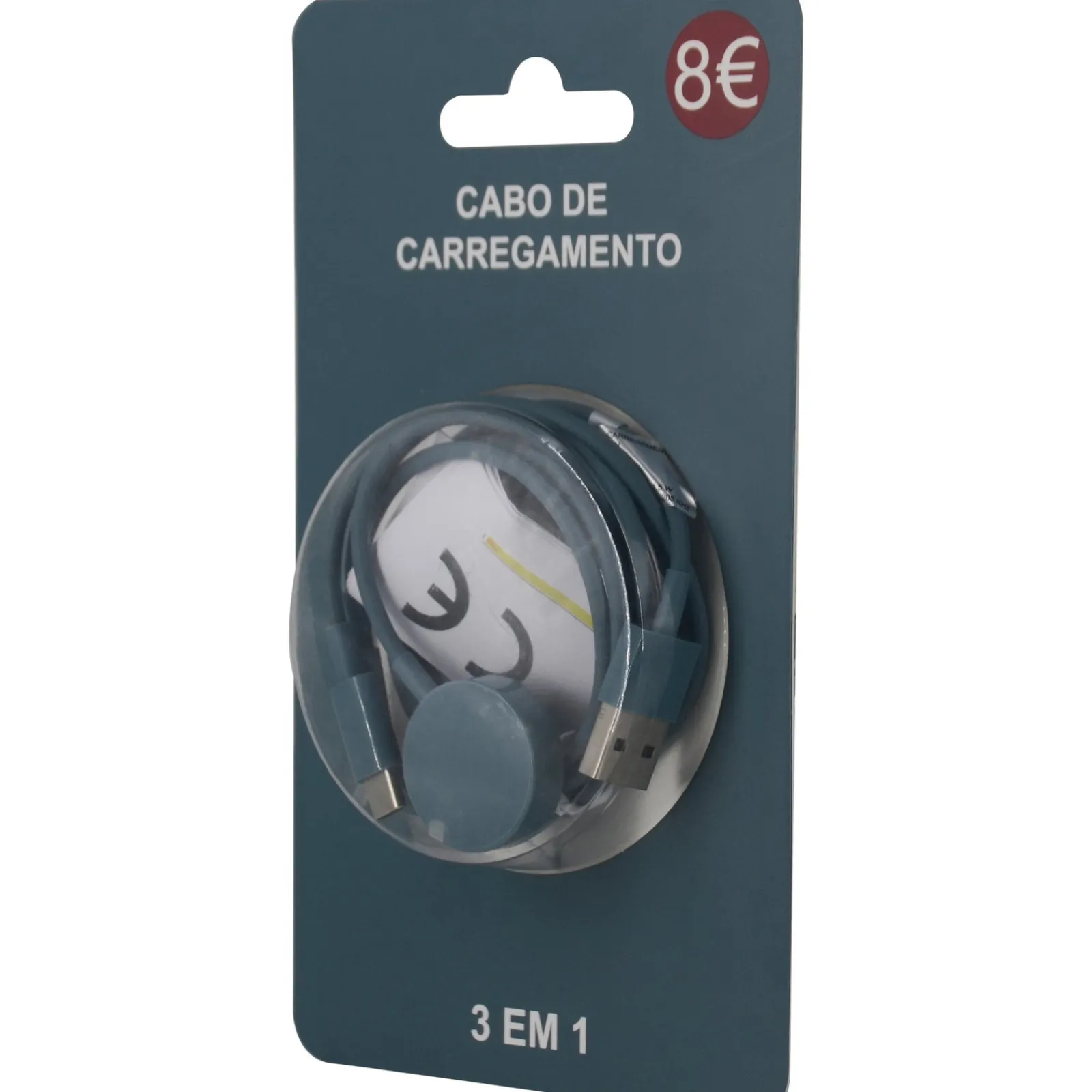 Onetop Cabo de Carregamento 3 em 1 Azul Fusion