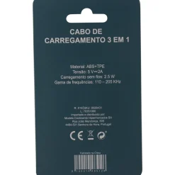 Onetop Cabo de Carregamento 3 em 1 Azul Fusion