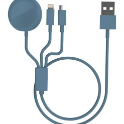 Onetop Cabo de Carregamento 3 em 1 Azul Fusion