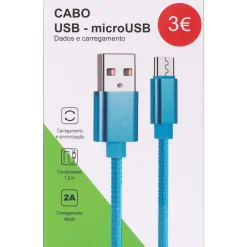 Wesdar Cabo de Dado Micro USB Telemóvel 120cm