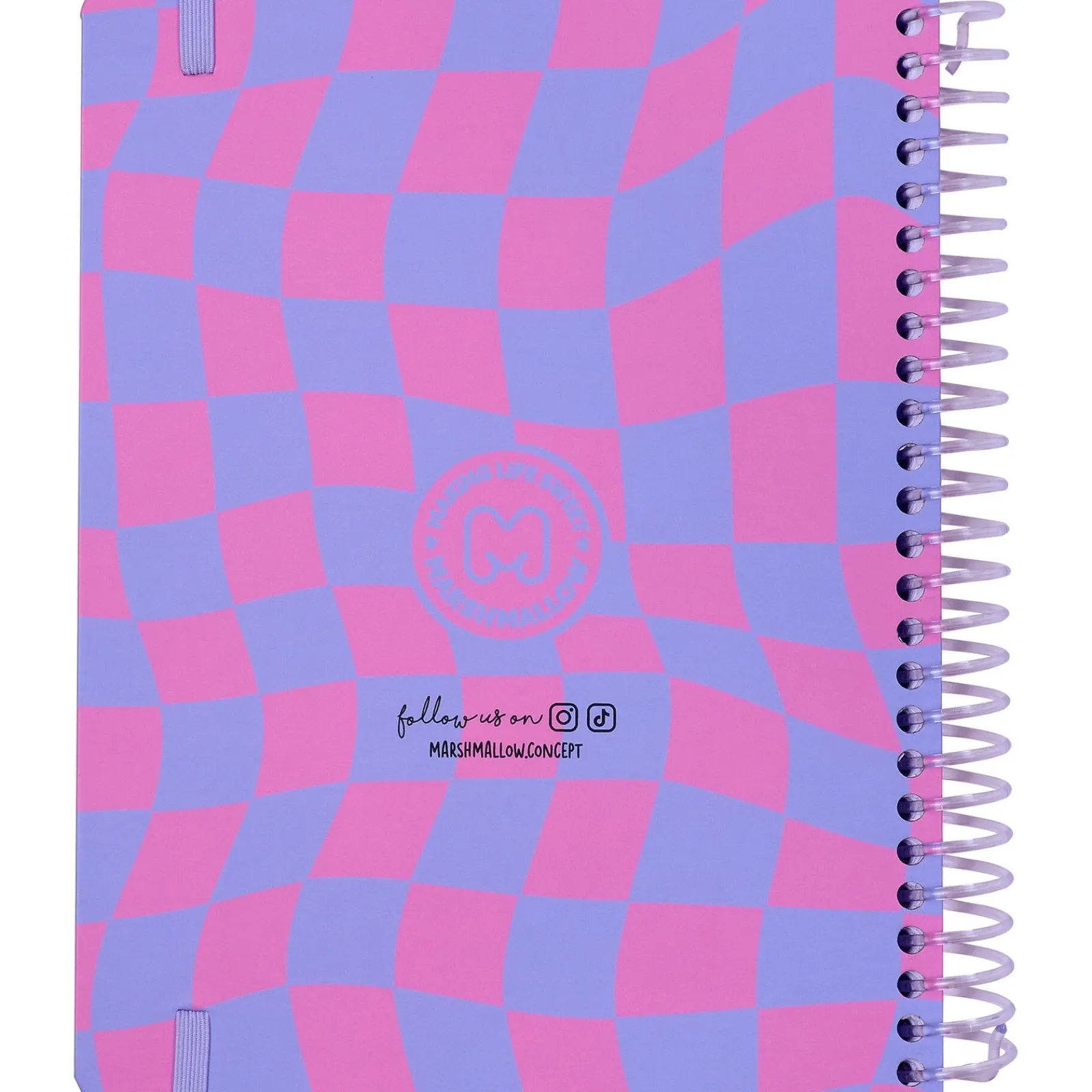 Marshmallow CAderente Espiral A5 Smiley Chess