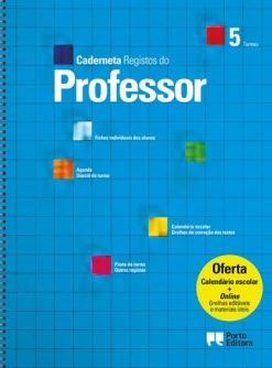 Porto Editora Caderneta de Registos do Professor - 5 Turmas