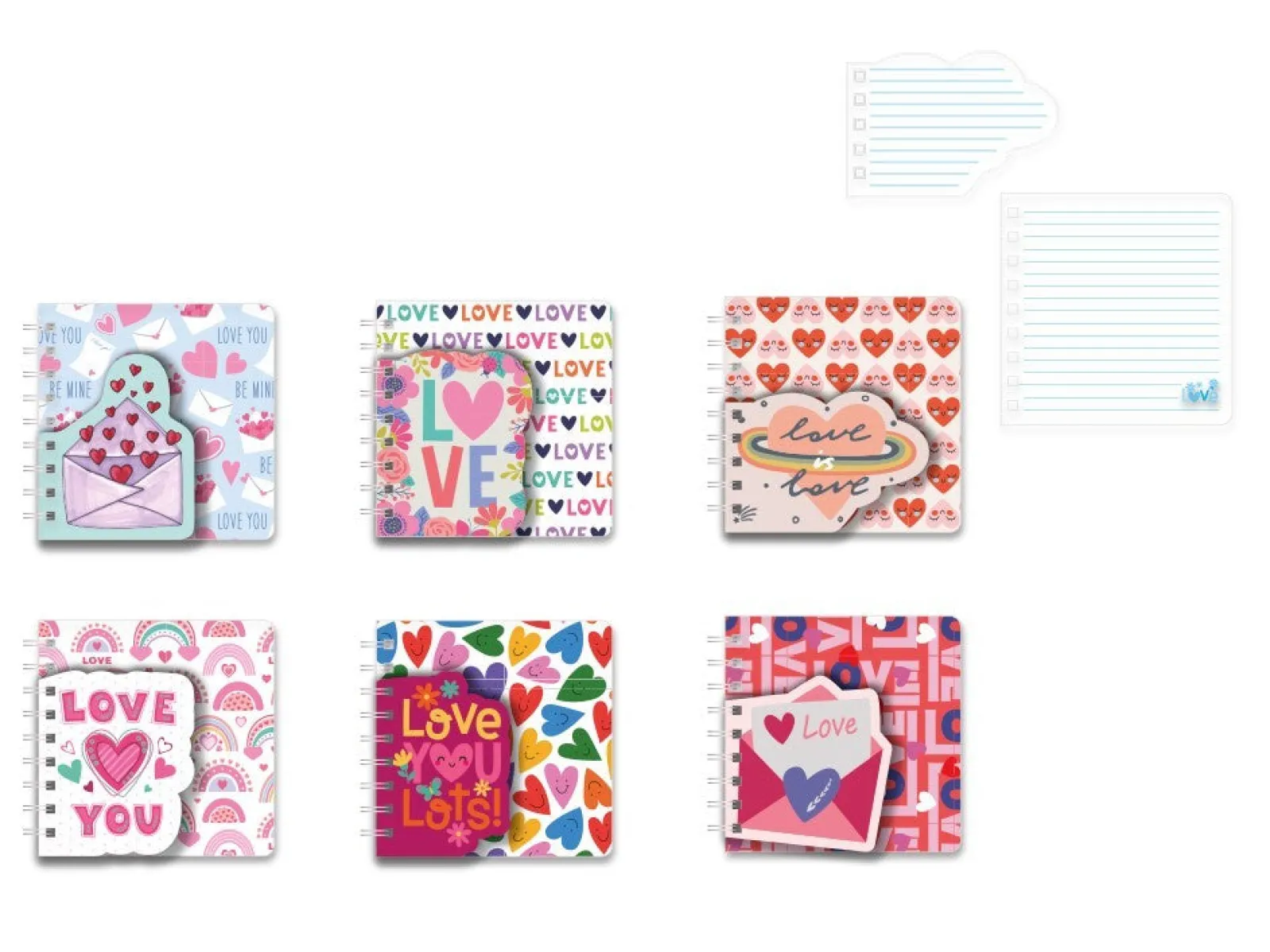 Heyou Caderno - Capa Dupla Love Sortido