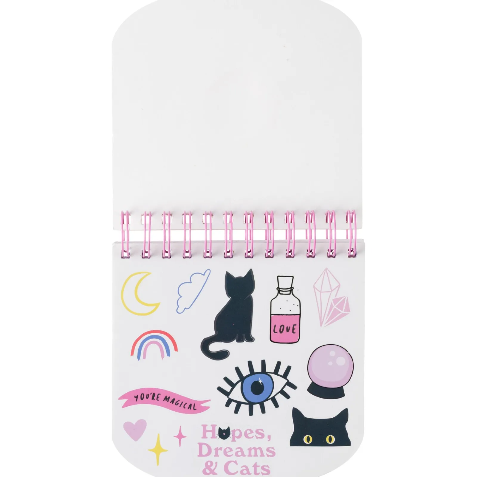 Outras Marcas Caderno 80 Folhas Eye Pink Magic