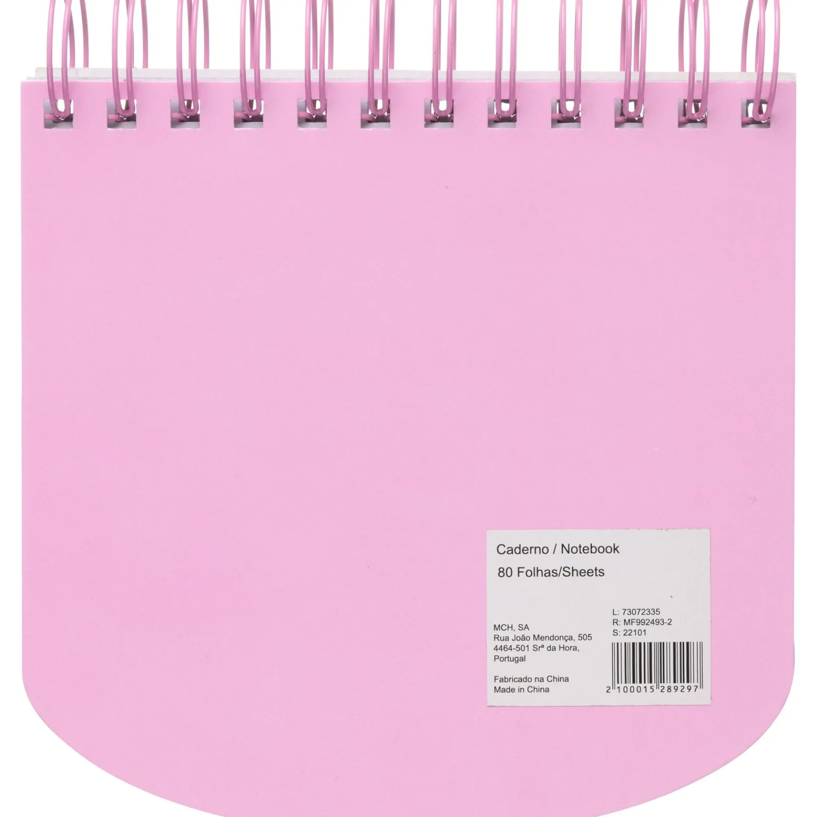 Outras Marcas Caderno 80 Folhas Eye Pink Magic