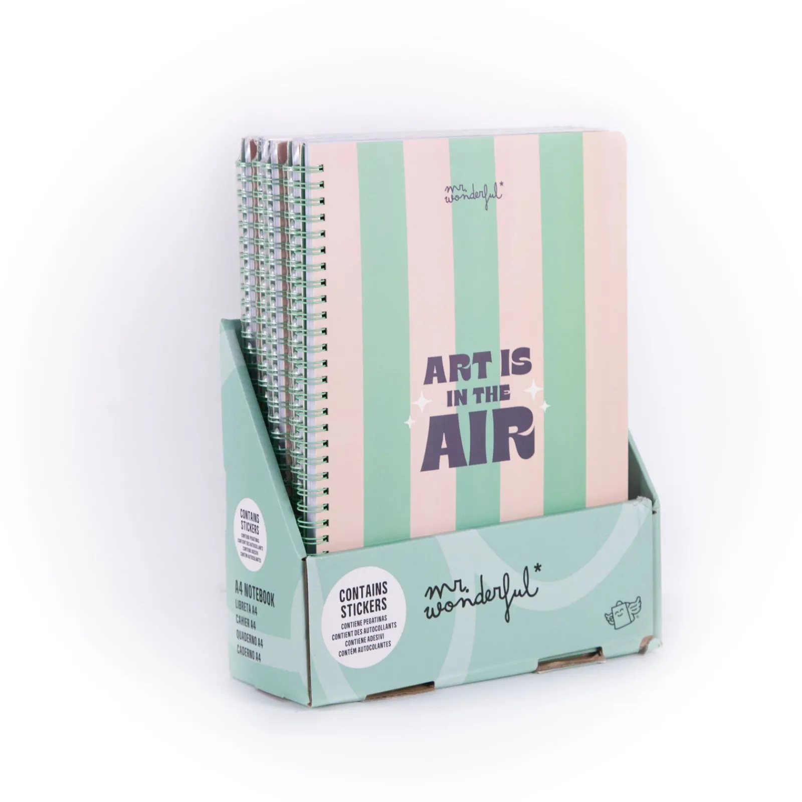 Mr Wonderfull Caderno A4 - Art Is In The Air