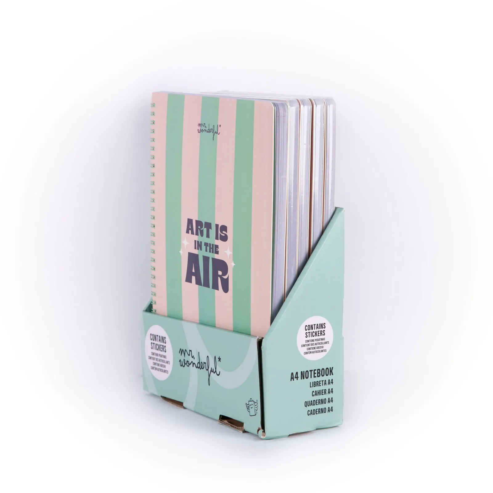 Mr Wonderfull Caderno A4 - Art Is In The Air