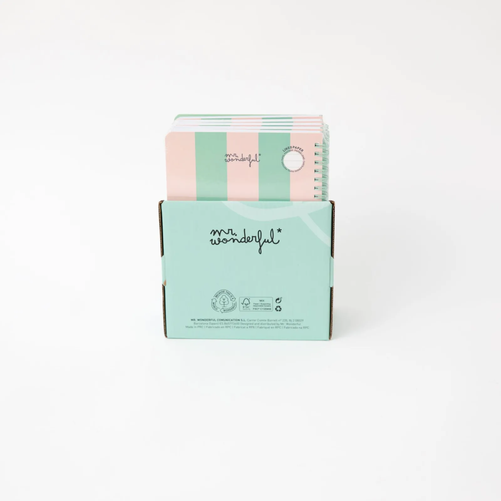 Hot Mr Wonderfull Caderno A5 - Art Is In The Air