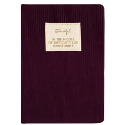 Mr. Wonderful Caderno A5 - Aubergine In The Middle
