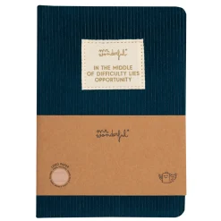 Mr. Wonderful Caderno A5 - Blue In The Middle
