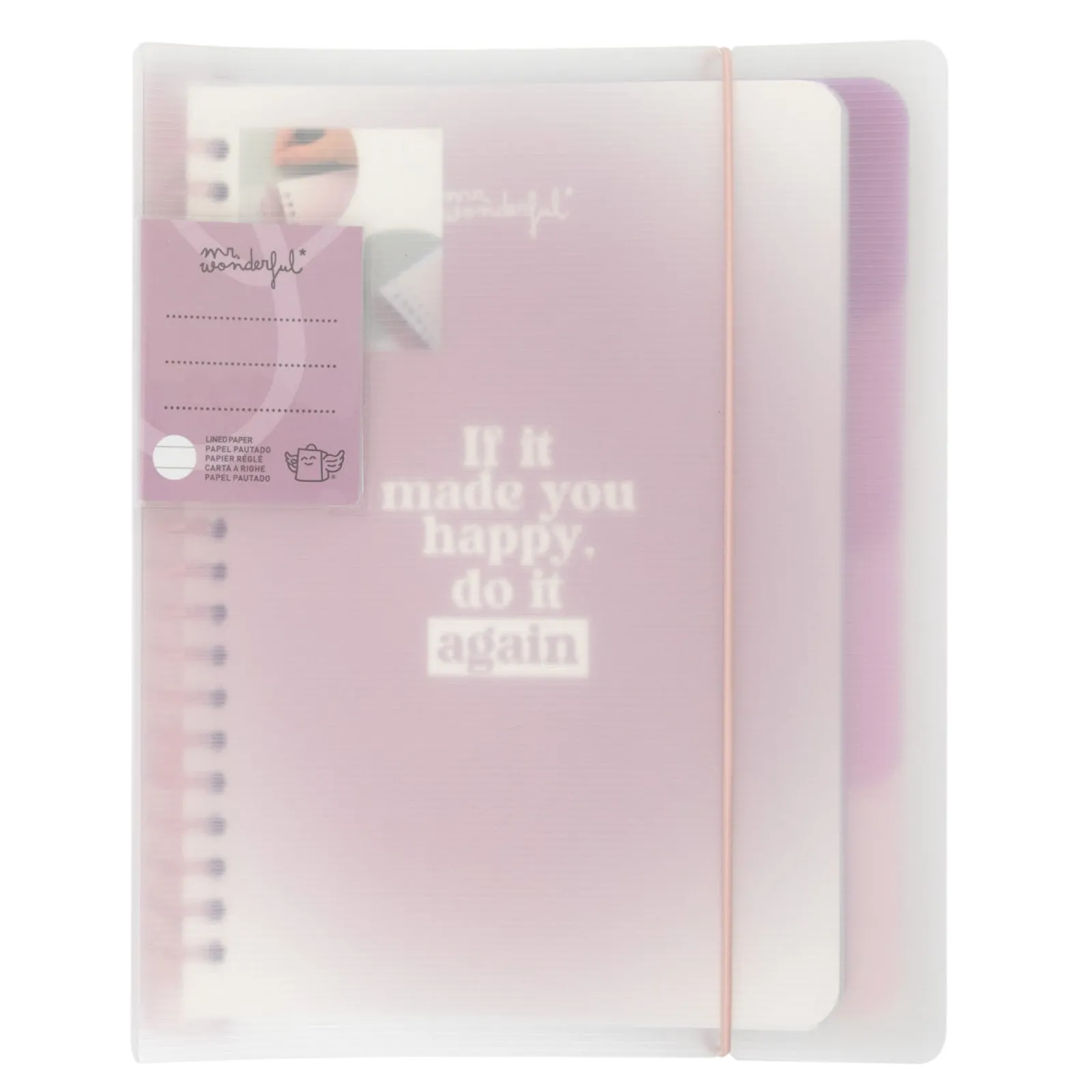 Mr. Wonderful Caderno A5 - Do It Again