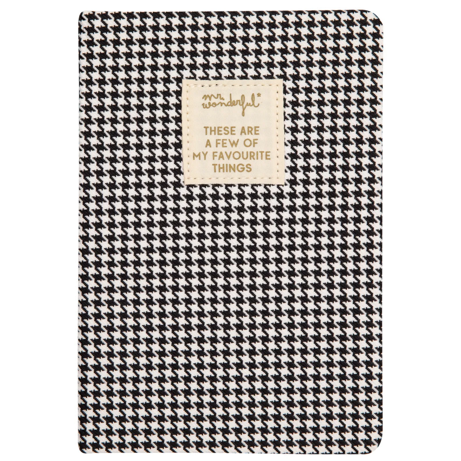 Outlet Mr. Wonderful Caderno A5 - Fabric These Are A Few