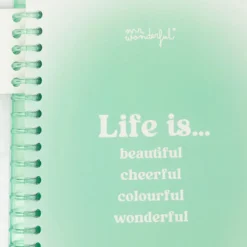 Hot Mr. Wonderful Caderno A5 - Life Is Beautiful