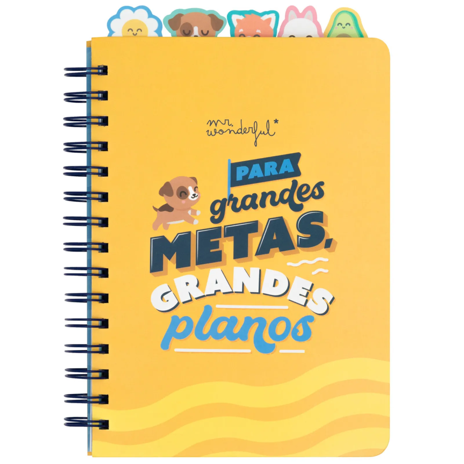 Mr. Wonderful Caderno A5 - Para Grandes Metas