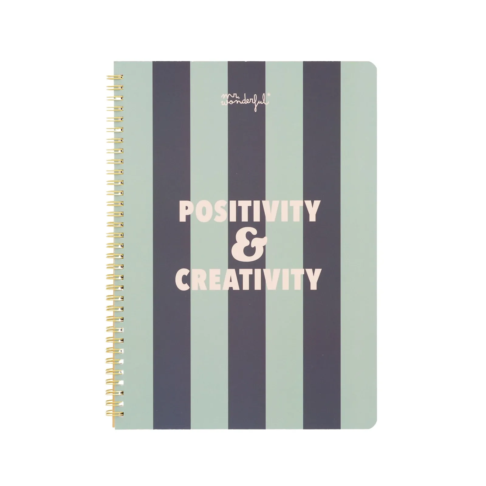 Mr Wonderfull Caderno A4 - Positivity & Creativity
