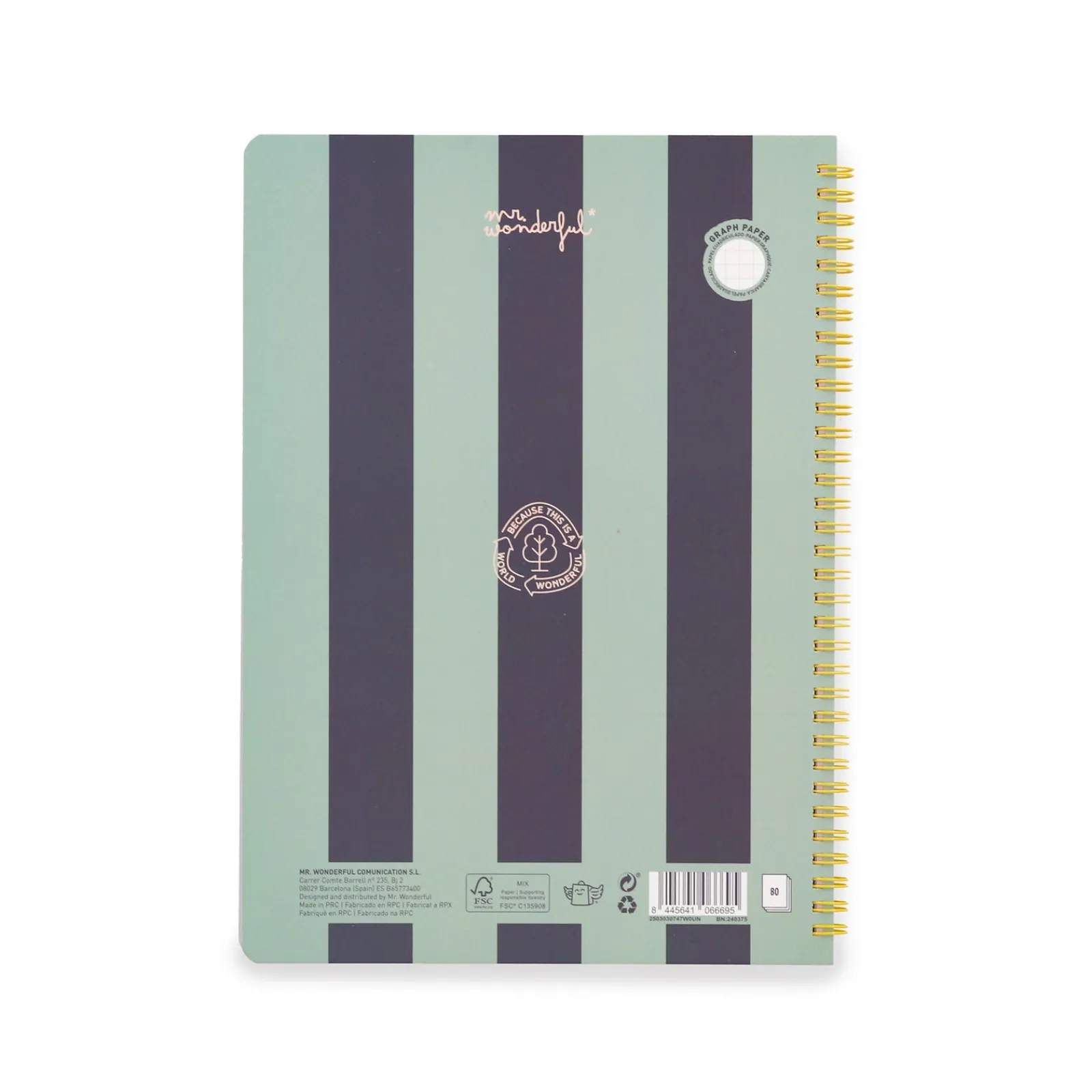 Mr Wonderfull Caderno A4 - Positivity & Creativity